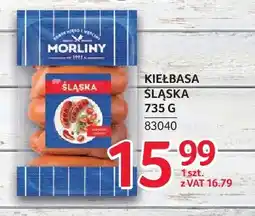 Selgros Kiełbasa śląska Morliny oferta