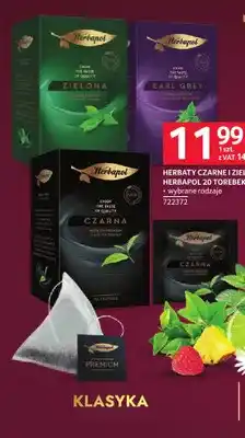 Selgros Herbaty czarne i zielone Herbapol oferta