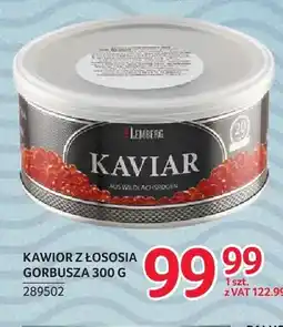 Selgros Kawior z łososia gorbusza Lemberg oferta