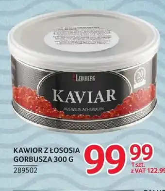Selgros Kawior z łososia gorbusza Lemberg oferta