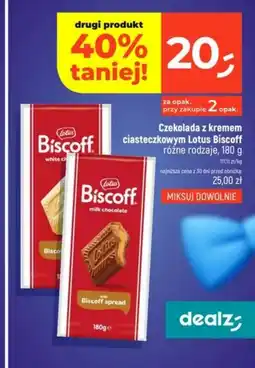 Dealz Czekolada Biscoff oferta