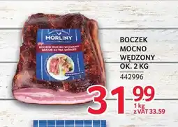 Selgros Boczek mocno wędzony Morliny oferta