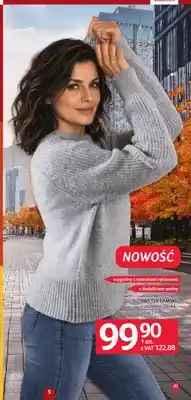 Selgros Sweter damski z dodatkiem wełny oferta