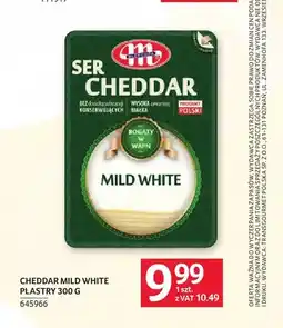 Selgros Ser cheddar Mild White w plastrach Mlekovita oferta