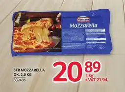 Selgros Ser mozzarella Hochland oferta