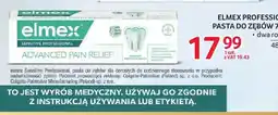 Selgros Pasta do zębów Sensitive Professional Advanced Pain Relief Elmex oferta