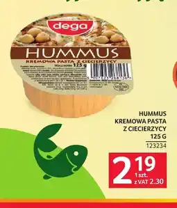 Selgros Hummus kremowa pasta z ciecierzycy Dega oferta