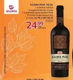 Selgros Wino Kazbek Peak oferta