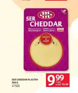 Selgros Ser cheddar w plastrach Mlekovita oferta