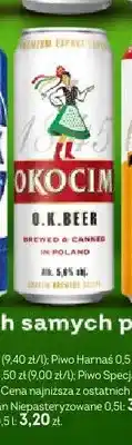 Żabka Piwo Okocim O.K. Beer oferta