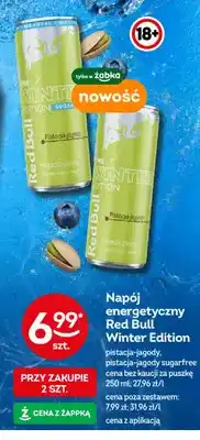Żabka Napój energetyczny Red Bull Winter Edition pistacja-jagody sugarfree oferta