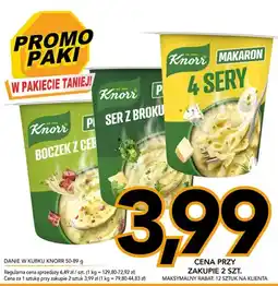 Kupiec Danie w kubku Knorr ser z brokułami oferta