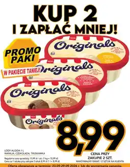 Kupiec Lody Algida wanilia oferta