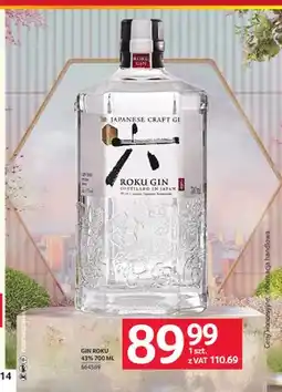 Selgros Gin Roku 43% oferta