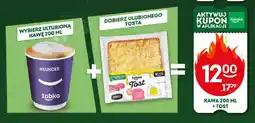 Żabka Zestaw kawa 200 ml + tost oferta