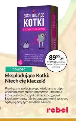 Empik Gra karciana Eksplodujące Kotki: Niech cię kłaczek! Rebel oferta