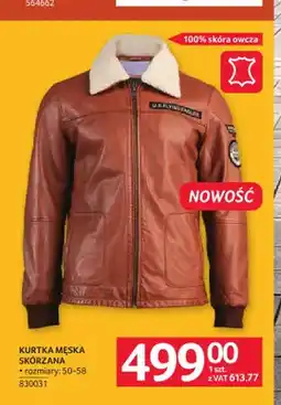 Selgros Kurtka męska skórzana oferta