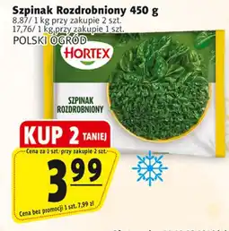 Prim Market Szpinak Rozdrobniony Hortex oferta