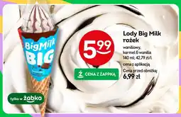 Żabka Lody Big Milk rożek waniliowy oferta