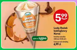 Żabka Lody Rożek koktajlowy krówka-kukułka oferta