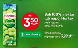 Żabka Sok Hortex 100% oferta