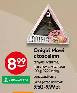 Żabka Onigiri Mowi z łososiem teriyaki oferta