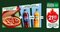 Żabka Zestaw pizza na wynos + napój Pepsi 0,5 l oferta