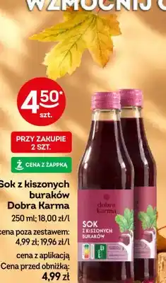 Żabka Sok z kiszonych buraków Dobra Karma oferta