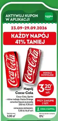 Żabka Napój gazowany Coca-Cola Original Taste oferta