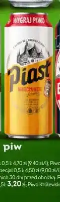 Żabka Piwo Piast Wrocławski oferta