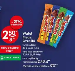 Żabka Wafel Mega Grześki oferta