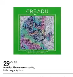 Empik Mozaika diamentowa z ramką kolorowy kot Creadu oferta