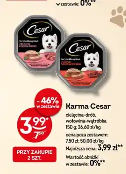 Żabka Karma Cesar cielęcina-drób oferta