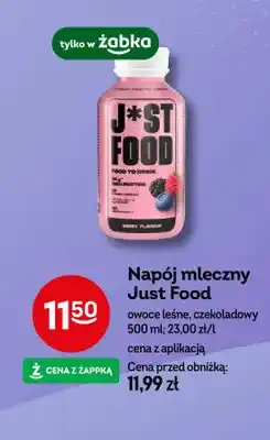 Żabka Napój mleczny owoce leśne Just Food oferta