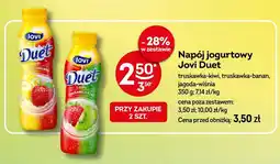 Żabka Napój jogurtowy Jovi Duet truskawka-kiwi oferta