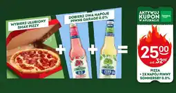 Żabka Zestaw pizza + 2x napój piwny bezalkoholowy Somersby 0,0% oferta