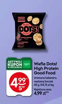 Żabka Wafle Dots! High Protein śmietana habanero Good Food oferta