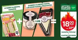 Żabka Zestaw kanapka trójkąt + ciasto lub deser Słodka Pracownia oferta