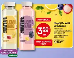 Żabka Napój Dr Witt Lemonade Lemon Lychee oferta