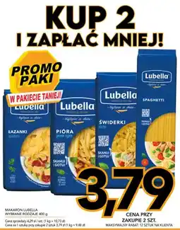 Kupiec Makaron Lubella łazanki oferta