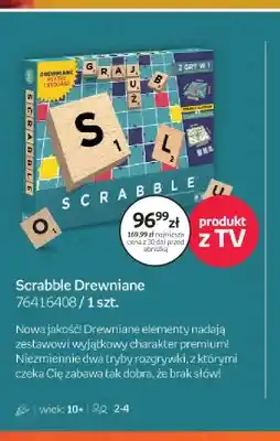 Empik Gra Scrabble Drewniane oferta