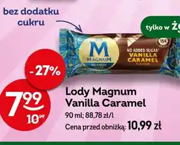 Żabka Lody Magnum Vanilla Caramel oferta