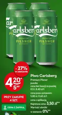 Żabka Piwo Carlsberg Premium Pilsner oferta