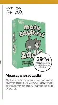 Empik Gra karciana Może zawierać zadki Professor Puzzle oferta