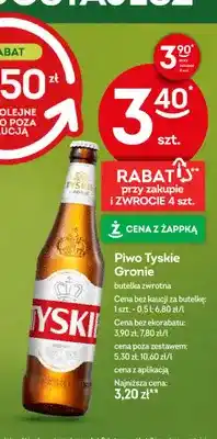 Żabka Piwo Tyskie Gronie oferta