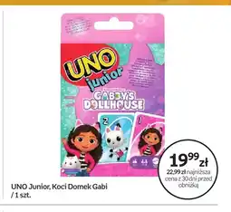 Empik Gra karciana UNO Junior Koci Domek Gabi Mattel oferta
