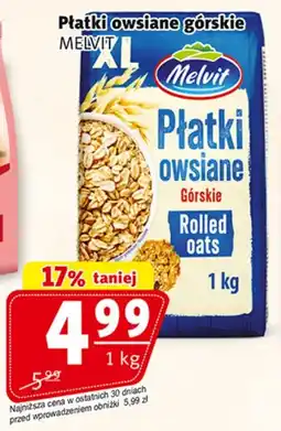 Prim Market Płatki owsiane górskie Melvit XL oferta
