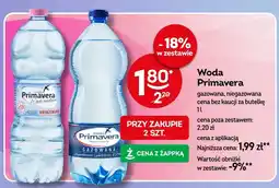 Żabka Woda niegazowana Primavera oferta