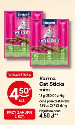 Żabka Karma Cat Sticks mini Vitakraft oferta