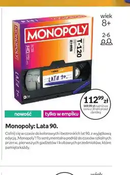Empik Gra Monopoly: Lata 90 oferta